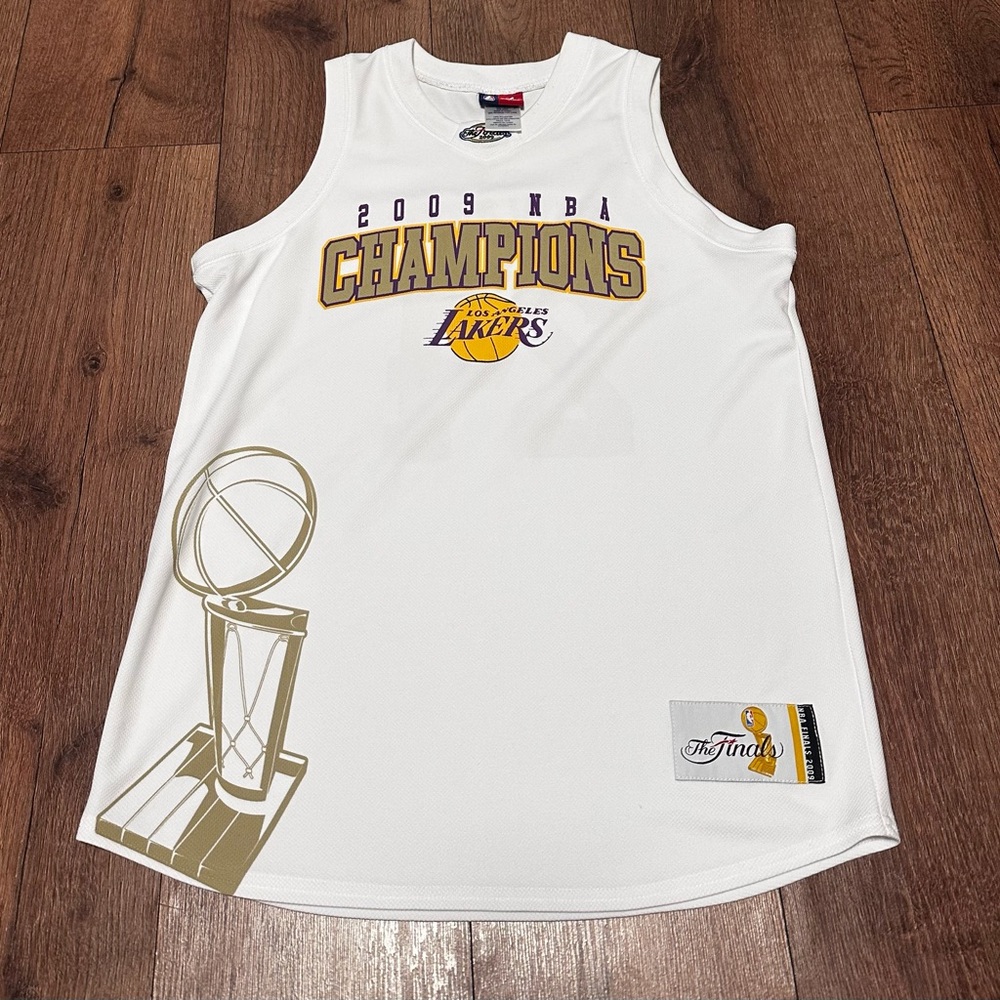 Vintage Majestic 2009 NBA Finals Champions Los Angeles Lakers Kobe Bryant Youth